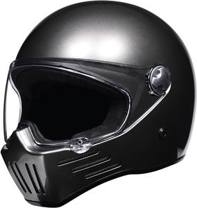 Шлем винтажный Woljay VT-728, серебряный