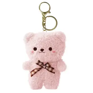 Моховая клетчатая плюшевая подвеска в виде медвежонка высотой 11 см Ten Thousand Children's Music