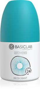 Шариковый дезодорант-антиперспирант Dermocosmetics с 24-часовой защитой Basiclab, 60 мл