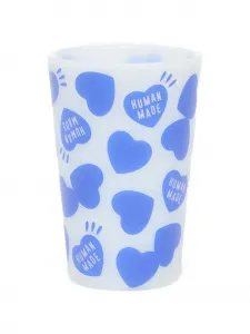 Стакан с рисунком в виде сердечек Human Made, синий