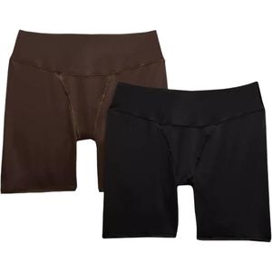 Спортивные шорты Women's 2 Pack Lululemon, 2 pack (черный/темно-коричневый)