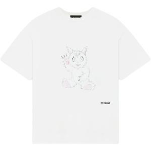 WE11DONE Футболка SS24 унисекс белая