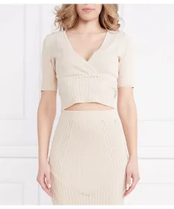 Блуза Cropped fit Guess Jeans, белый