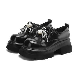 JOSINY Лоферы женские, черные/экрю