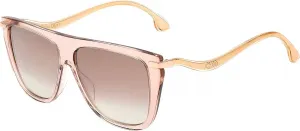 Солнцезащитные очки JIMMY CHOO Browline Suvi/S FWMNQ телесного/золотистого цвета, 58 мм, Nude
