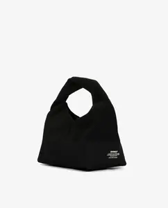 Сумка через плечо с застежкой-кнопкой Ecoalf, черный