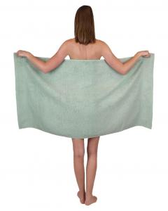 TSV 1860 Мюнхен, набор полотенец для гостей, 2 шт., шестигранные, серые Betzshop, зеленый