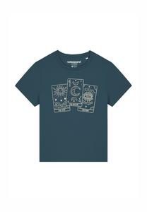 Футболка с принтом TAROT SET watapparel, бирюзовый