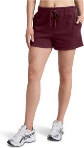 Женские спортивные шорты Luxefleece 3,5 дюйма Beyond Yoga, Dark Cherry