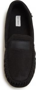 Мужские мокасины-тапочки Lucky Brand из микрозамши, черный