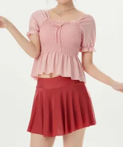 Aimoha -select-/Купальник-топ и юбка со сборками Aimoha - Select -, цвет Red