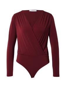 ABOUT YOU Боди-рубашка 'Dakota' в цвете бордо