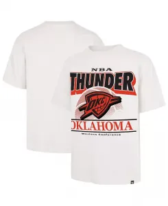 Мужская футболка Oklahoma City Thunder City Edition Shifty Foundation белого цвета '47 Brand
