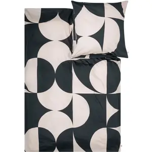 Постельное белье s.Oliver «Постельное белье из сатина s.Oliver», черно-белый