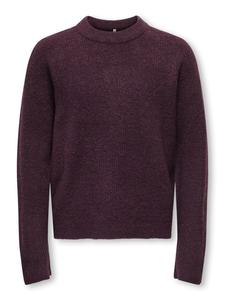 KIDS ONLY Свитер KOGCAMILLA с круглым вырезом и длинными рукавами, модель KNT, в стиле дегустации вина