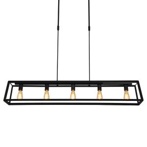 Подвесной светильник MEXLITE Buckley, железо - 5-пламенное