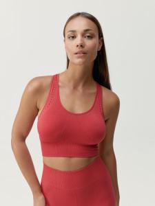 BORN LIVING YOGA Женский бесшовный спортивный топ со средней поддержкой