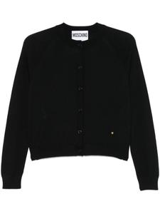 Кардиган Moschino с круглым вырезом, черный