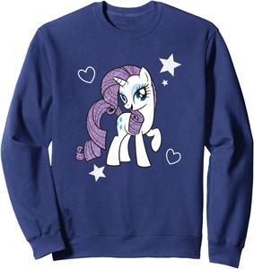 Толстовка с портретом Рарити Кокетт из мультфильма «Мой маленький пони: Дружба - это магия», синяя My Little Pony