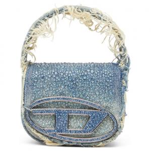 DIESEL Мини джинсовая сумка-тоут