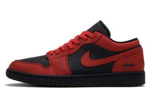 Jordan Кроссовки Air 1 Vampire Low top Vintage Basketball Shoes мужские черные красные