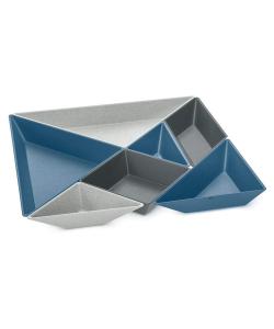 КОЗИОЛ ТАНГРАМ Тарелка отдельная (синяя)