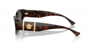 Солнцезащитные очки Versace VE 4454 Гавана/Темно-серый 55/18/140 для женщин, Havana Dark Grey/Dark Grey