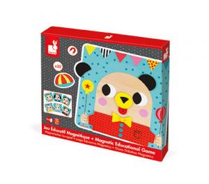 Janod, магнитный деревянный пазл Животные