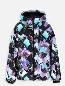 Lemon explore Зимняя куртка в черно-сине-фиолетовом цвете