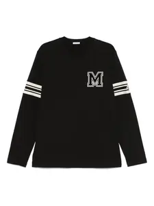 Футболка с вышивкой MONCLER, черный