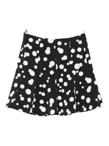 Плиссированная мини-юбка с принтом в виде шариков Marella