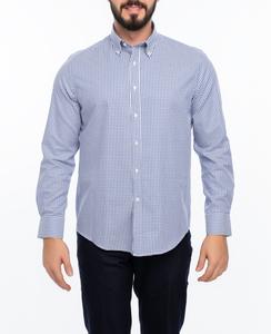 РУБАШКА ИЗ ХЛОПКА CELTIC SLIMM FIT Vella Pais, синий