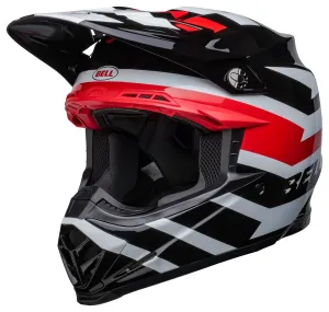 Внедорожный шлем Bell Moto-9S Flex Banshee Bell Helmets, глянцевый черный/красный