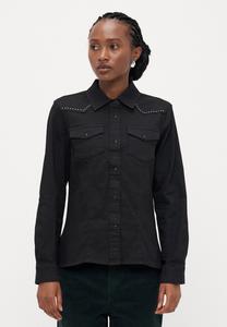 Блуза ONLY Petite ONLSASIA STUD SHIRT , Black Denim