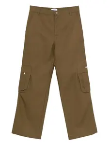 Брюки с накладными карманами OFF-WHITE, коричневый