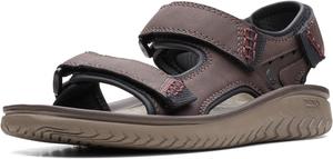 Мужские сандалии Clarks Wesley BayFlat, коричневый