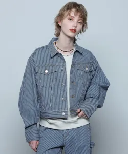 Джинсовая короткая куртка Rose Bud, цвет Blue