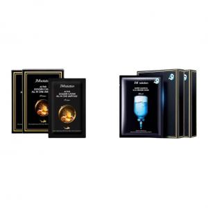 JM Solution Emergency Jellyfish Bird's Nest Caviar увлажняющая и питательная тканевая маски для комбинированной кожи 4 упаковки JMsolution