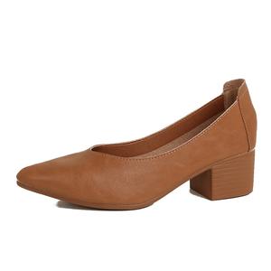 JIUXINGDAO Женские туфли на высоком каблуке коричневые, абрикосовые, красные, зелёные — коричневые, цвет Brown