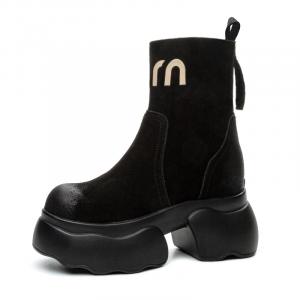 Ботильоны женские 9 см Shoe cabinet floral language, Black