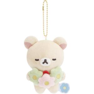 SAN X Rilakkuma New Basic Floral Limited, плюшевый кулон Медвежьи сестрички высотой 10,5 см SAN-X