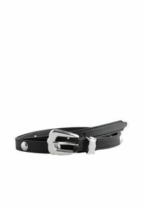 Ремень Next SKINNY WESTERN, Black Silver/Black