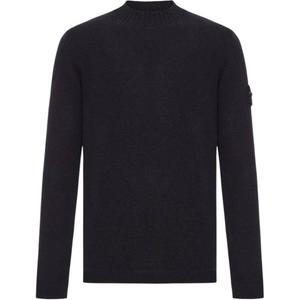 Свитер с нашивкой-логотипом STONE ISLAND, черный