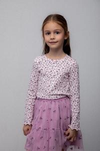 Хлопковый лонгслив Coccodrillo, розовый