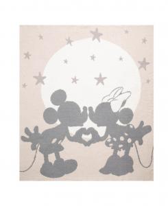 Вязаный пушистый плед Disney с изображением Микки и Минни Маус, 50x60 см Saturday Park, Multi
