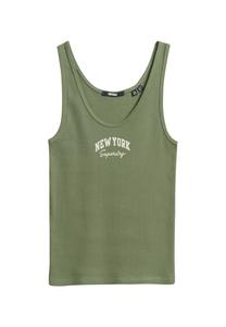 Топ Superdry Athletic Essentials, зеленый