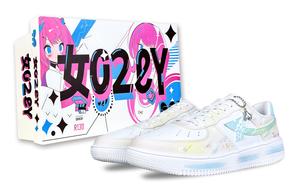 XTEP Износостойкие и легкие низкие кроссовки для скейтбординга Air Force One унисекс синего, белого и желтого цвета