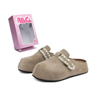 ABCIO Женские закрытые тапочки желтые, цвет Yellow