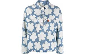 Рубашка женская Kenzo, синий / белый