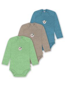 Комбинезон/боди normani Auckland, бежевый/синий/зеленый